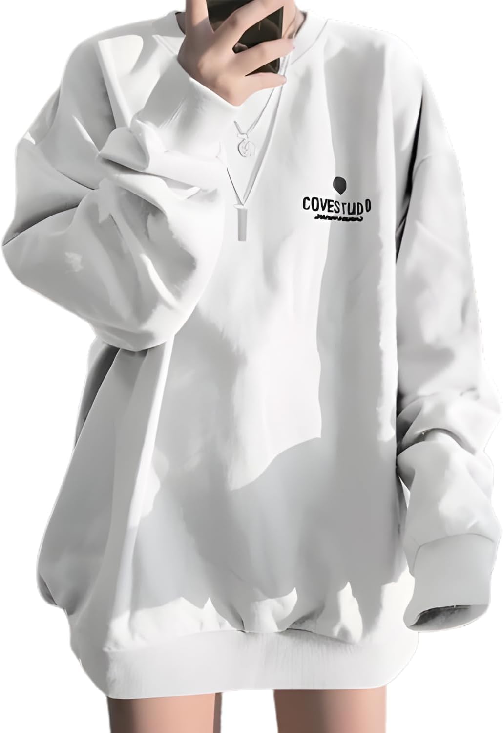 [Dep Club] トレーナー レディース ゆったり 薄手 スウェット ロングtシャツ スポーツ 可愛い 大きいサイズ オーバーサイズ 体型カバー カジュアル ロング 長袖 春 秋 春秋 冬 春服