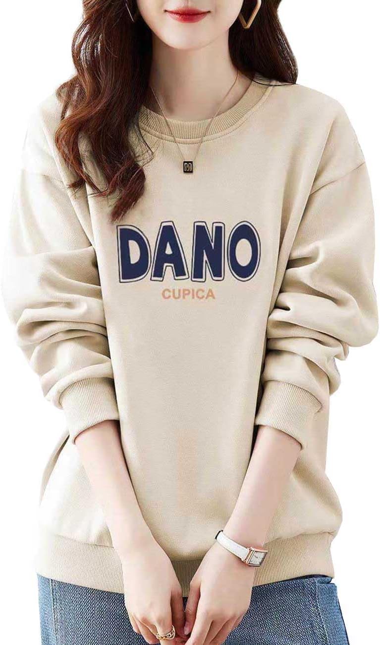 [EASTEMPO] レディース トレーナー 春 長袖 ゆったり カジュアル おしゃれ 可愛い 無地 大きいサイズ